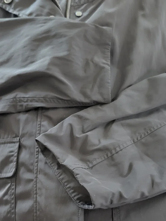 Lululemon Cropped Utility Windbreaker Jacket Black EUC - Picture 7 of 8